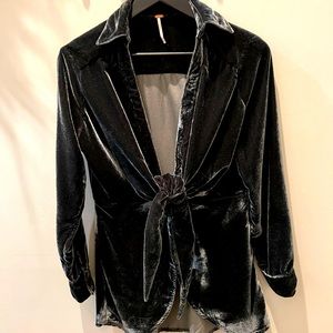 FREE PEOPLE Velvet Top